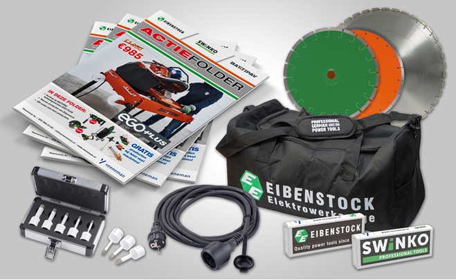 Actie Folder Eibenstock, Swinko en Battipav